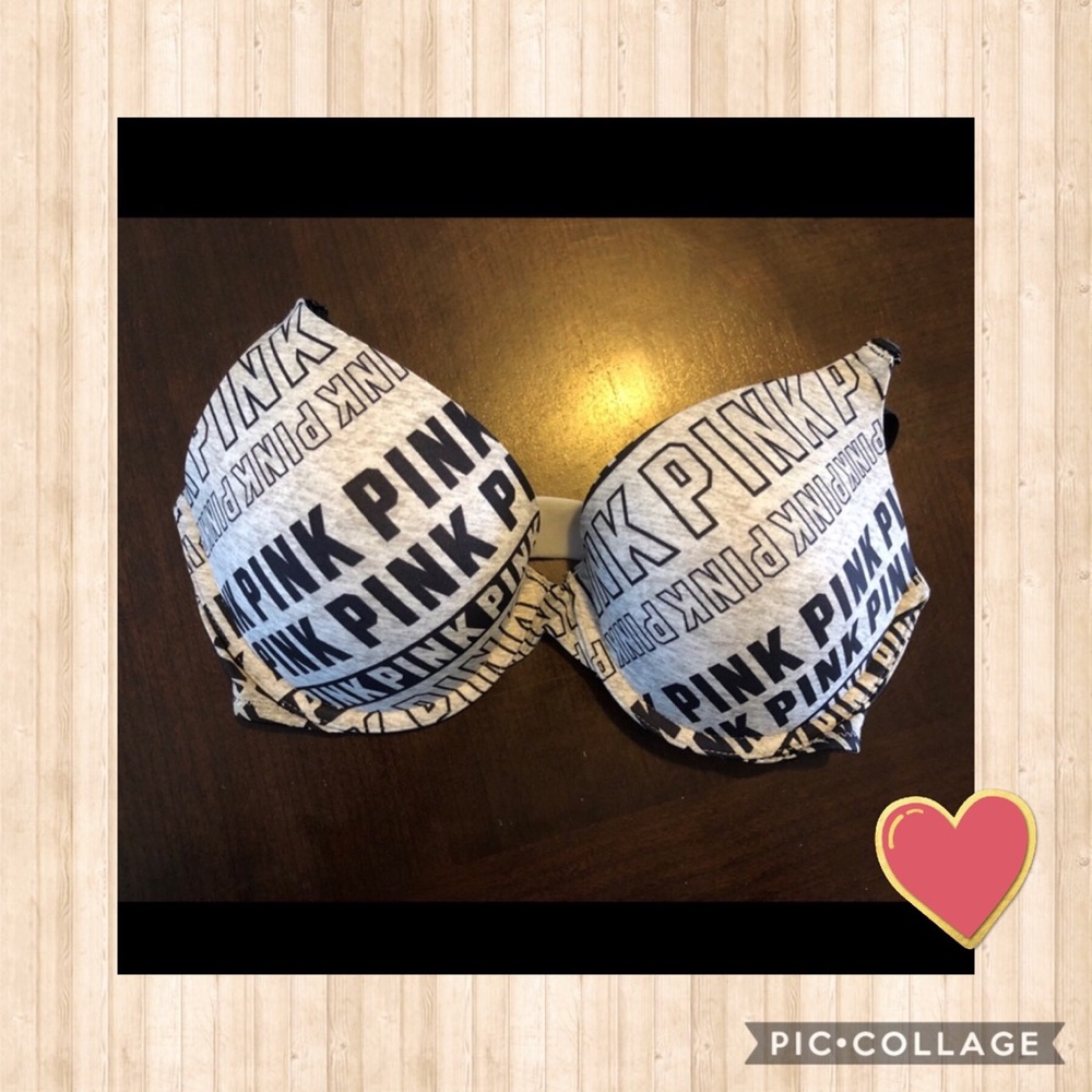 VS Pink Wear Everywhere Push Up Bra 32D